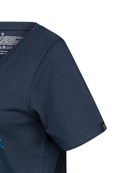 2AS Γυναικείο μπλουζάκι με στάμπα με λαιμόκοψη 403