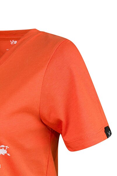 2AS Γυναικείο μπλουζάκι με στάμπα με λαιμόκοψη 403