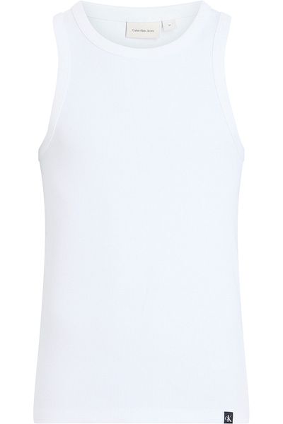 Calvin Klein Men Bright White Rib Tank Top