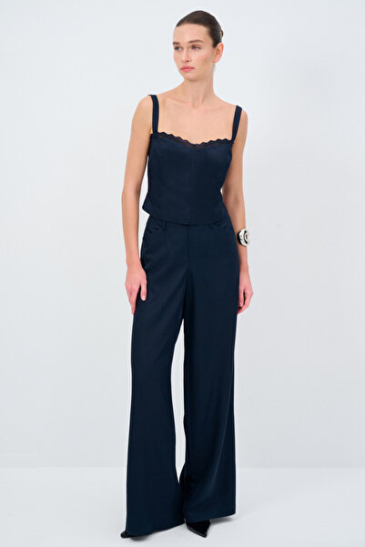 Love My Body Moda Tutkusu Bol Tencel Pantolon