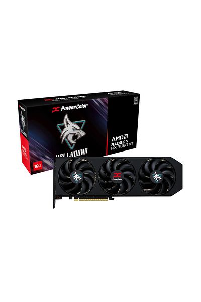POWERCOLOR Hellhound Rx9060Xt 16Gb (Rx9060Xt 16G-L/Oc) Graphics Card