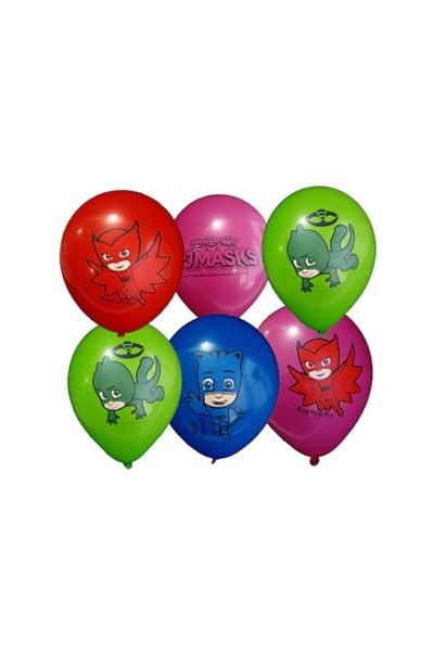 Zanzibar Pijamaskeliler (Pj Masks) Printed Balloon 10 Pieces Licensed