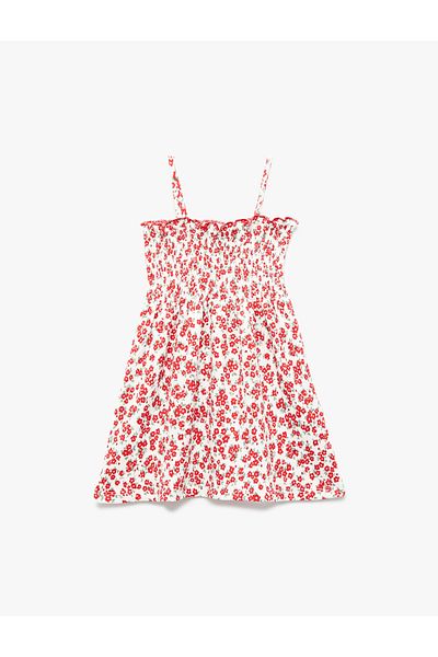 Koton Gipeli A-Line Strap Floral Dress