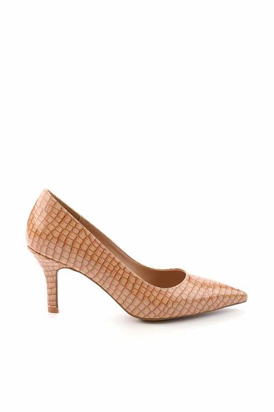 Bambi Shiny Nude Women's Classic Heeled Shoes K01231304311