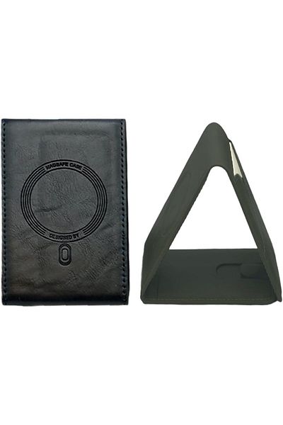 Limitless Magnetic Wallet, Magnetic Stand for iPhone, 4 Slot Leather Card Holder, Adjustable Stand S