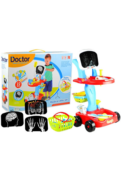 Evelise Φορητό σετ αξεσουάρ γιατρού με φώτα και ήχους 22 τεμάχια