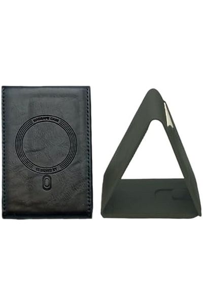 Limitless Magnetic Wallet, Magnetic Stand for iPhone, 4 Slot Leather Card Holder, Adjustable Stand S