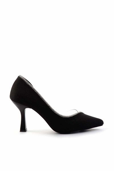Bambi Pantofi de seara de dama negri mat K01419063038