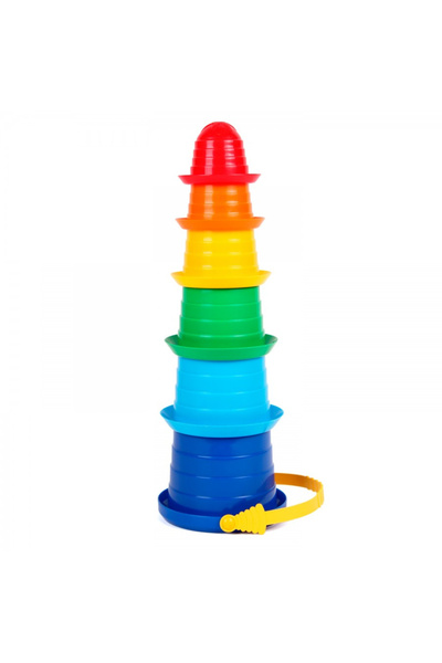 TechNokta Jucărie educativă piramidă, TechnoK, 6 pălării sombrero