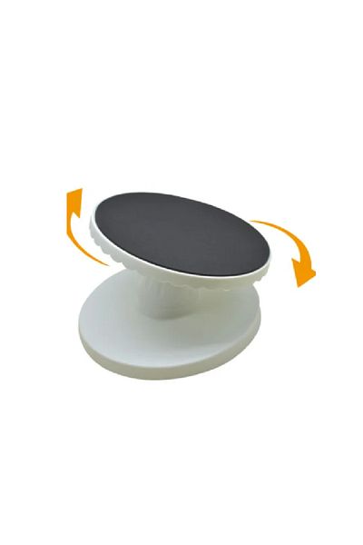 Gratia 25cm Tiltable 360 Degree Rotating Cake Cake Plastering Decoration Stand