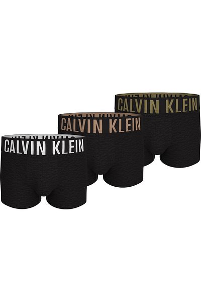 Calvin Klein مجموعة من 3 سراويل داخلية متعددة الألوان من كالفن كلاين للرجال