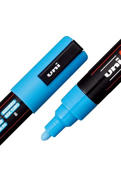 Uni Posca Set of 8 markers, uni Posca PC5M, medium tip, multicolor