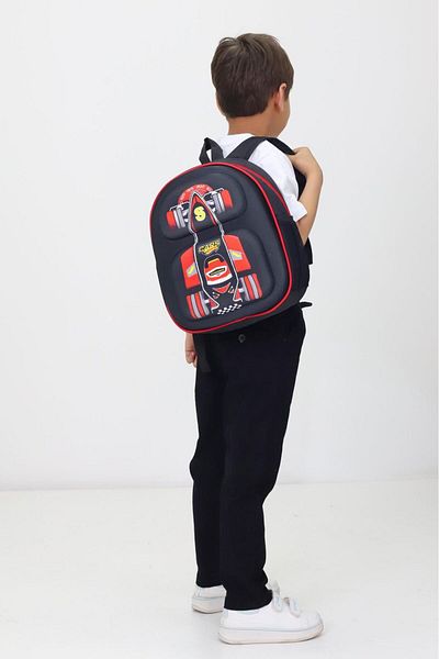 Probag Formula 1 Racing Car Themed Orthopedic Kindergarten and Primary School Bag