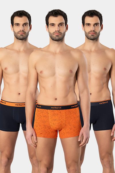 Cacharel 1339 Ανδρικά μοτίβα Lycra Boxer 3 Pack