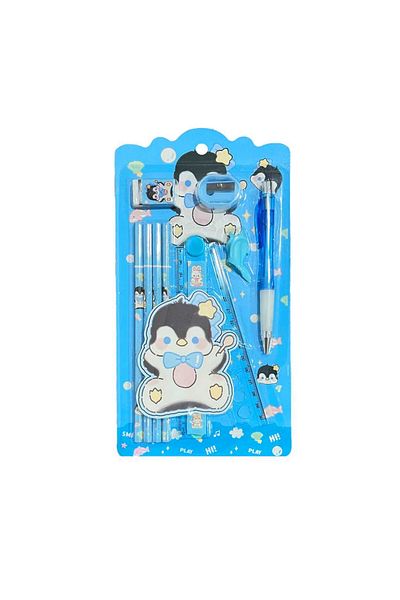 Art Tone Stationery Set Cute Animals 9 Pieces