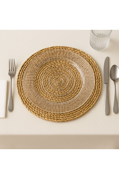 Özbey ArtDeco 6'lı Şeffaf Supla Servis Sunumluk