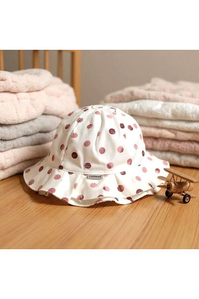 SeaBubbles Polka Dot Baby Girl Hat