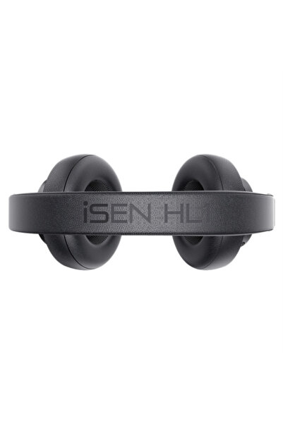ADN YETİŞEN Căști wireless over-ear iSEN HL1 Negre, Bluetooth v5.0, Microfon, USB Tip-C, 300mAh