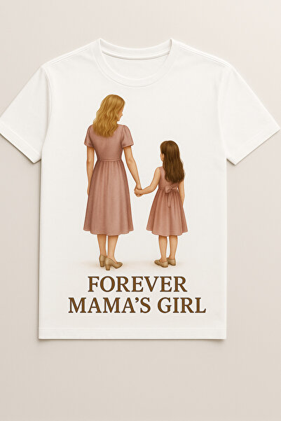 MAGORS تي شيرت أبيض مريح مصور من GraffTee للأم والبنت