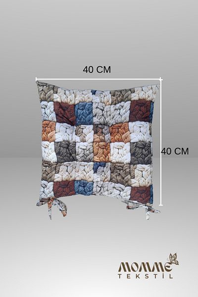 MoMMe Chair Cushion 40X40 cm 5D Printed Set of 4