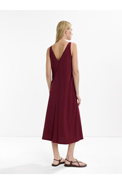 PARFOIS Askılı Midi Elbise