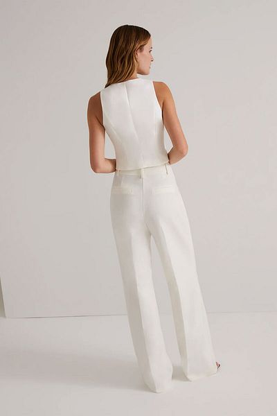 FAVORITE DAUGHTER THE FAVORITE PETITE PANTS - THE FAVORITE DAUGHTER - WHITE, 6
