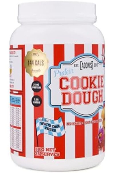 Adonis عجينة كوكيز بروتين بنكهة الفانيليا والزعفران 1 كجم