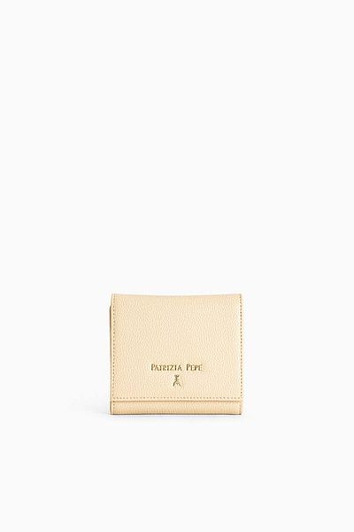 Patrizia Pepe FLY LOGO WALLET - PATRIZIA PEPE - ONE SIZE, BEIGE