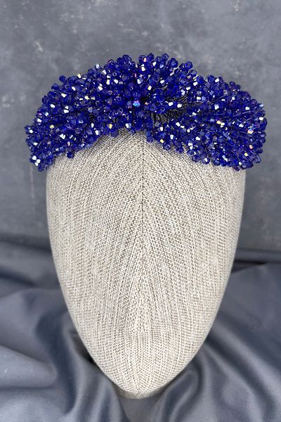 Hayalperest boncuk Diamira Sparkling Romantic Stone Bridal Accessory Saks Blue