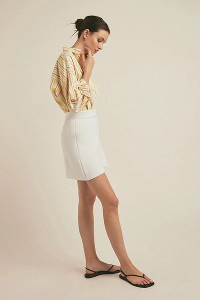 FAVORITE DAUGHTER Fusta Annabel - Modelul - L, Crem