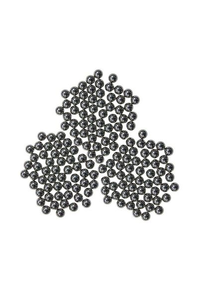 Depox Set de 300 bile metalice pentru airsoft și praștie 8 mm, argintii