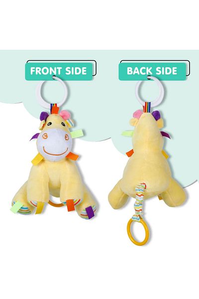 Factory Price - Carly Animal Stuffed Plush Crib And Stroller Toy - Giraffe