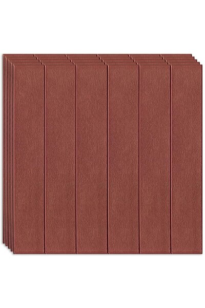 HOZRO Set 10 x Tapet 3D autoadeziv HOZRO, model panou imitație lemn, acoperă 4,9 mp