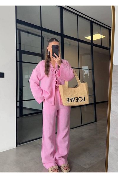 manana fashion مجموعة موسلين للربط الصيفي