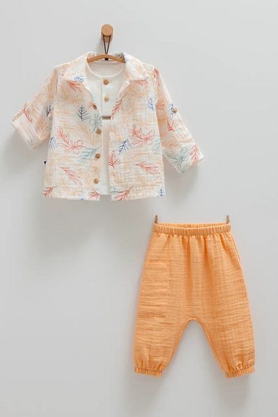 Caramell Set of 3 |   Comfortable, Soft and Fashionable Clothes for Babies