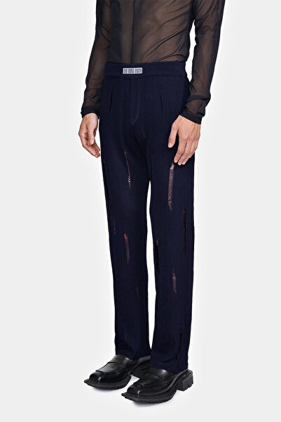 LOUIS GABRIEL NOUCHI ΠΛΕΚΤΟ ΠΑΝΤΕΛΟΝΙ ΜΕ ΚΑΜΠΑΝΑ - - ΜΠΛΕ, XS