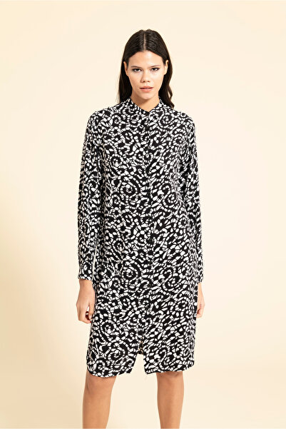 MİRAŞE MODA Gravel Yakasız Tunik Elbise ( 110 Cm )