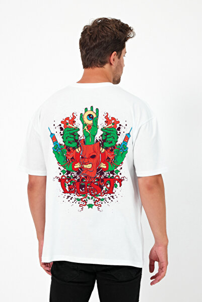 Windy Island Ανδρικό μπλουζάκι με λαιμόκοψη με τύπωμα oversized