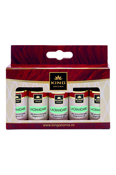 KingAroma Pachet 5 uleiuri parfumate aromaterapie KING Aroma® LACRAMIOARE, 10ml