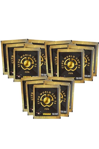 Panini Fifa Club World Cup Sticker Album 2025 Official Licensed 15 Packs (75 Stickers)+ Album Stickers