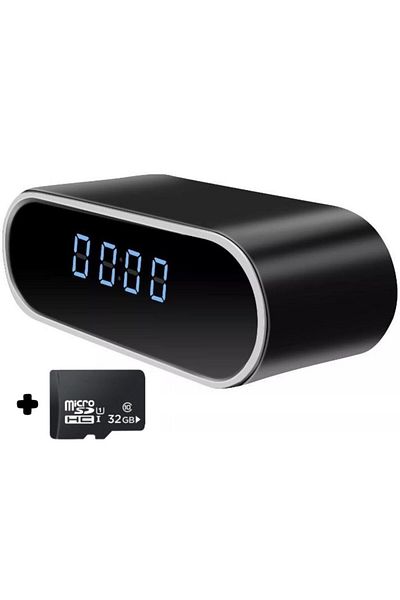 REVOSE REVOSE™ Mini Spy Camera, WI-FI, IP, Hidden in Alarm Clock, 32GB Micro SD Card Included