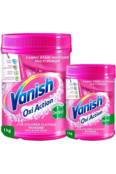 Vanish Laundry Stain Remover Oxi Action Powder for Colors & Whites, 1kg and 500g