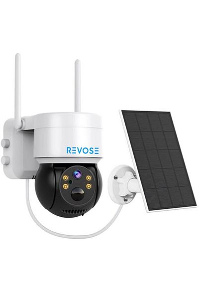 REVOSE Solar Video Surveillance Camera ™ 5mp 2560x1920, Solar Charging