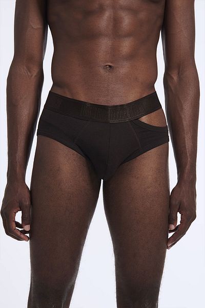 LOUIS GABRIEL NOUCHI BRIEF SIGNATURE LYOCELL - LOUIS GABRIEL NOUCHI - BROWN, XL