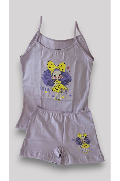 ADN Underwear Adn Kids Girl's Tank Top & Boxer Printed Underwear Set