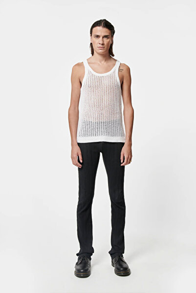 LOUIS GABRIEL NOUCHI TOP CU NEGRĂ - LOUIS GABRIEL NOUCHI - ALB, L