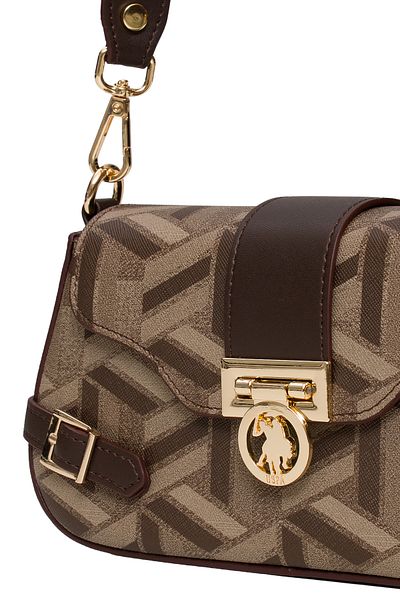 U.S. Polo Assn. Coffee Women Shoulder Bag Us25512