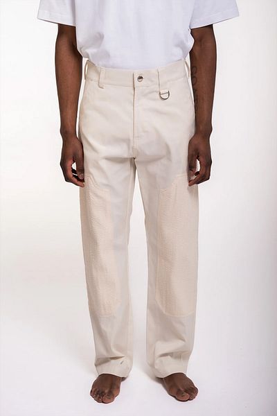 ISNURH Utility Pants - - Beige, S