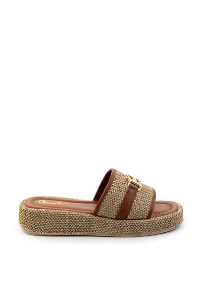 Bambi Beige Women's Slippers K04156011528