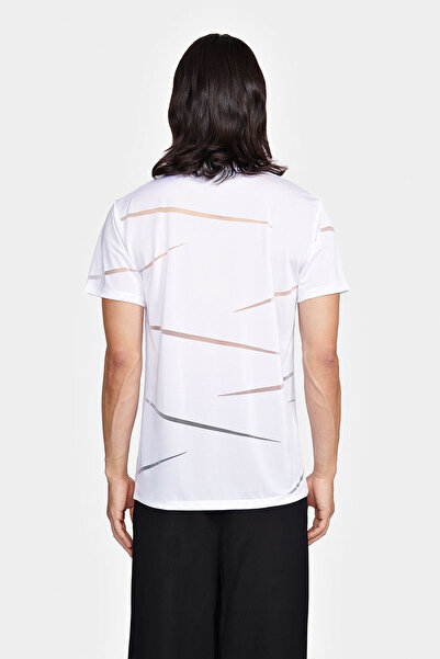 LOUIS GABRIEL NOUCHI SLASH DEVORE T-SHIRT - LOUIS GABRIEL NOUCHI - WHITE, L